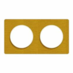 Schneider Electric Plaque De Finition Odace Touch S520804KY Kvadrat En Tissus Ocre Et Liseré Blanc 2 Postes -Schneider Electric Soldes plaque de finition odace touch s520804ky kvadrat en tissus ocre et lisere blanc 2 postes 3