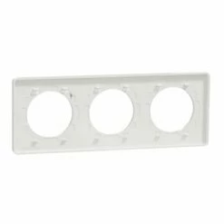Schneider Electric Plaque De Finition Odace Touch S520806J Aluminium Brossé Et Blanc 3 Postes -Schneider Electric Soldes plaque de finition odace touch s520806j aluminium brosse et blanc 3 postes 2