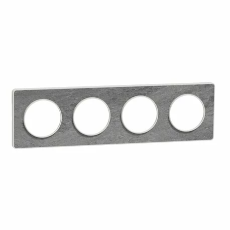 Schneider Electric Plaque De Finition Odace Touch S520808U Blanc Et Pierre Galet 4 Postes 3 Schneider Electric Plaque De Finition Odace Touch S520808U Blanc Et Pierre Galet 4 Postes