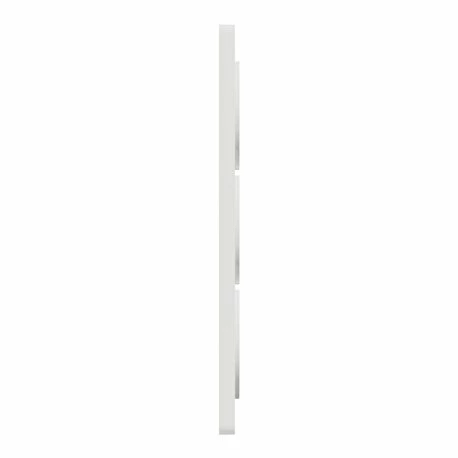 Schneider Electric Plaque De Finition Odace Touch S520816J Aluminium Brossé Et Blanc 3 Postes Verticaux 5 Schneider Electric Plaque De Finition Odace Touch S520816J Aluminium Brossé Et Blanc 3 Postes Verticaux – Image 3