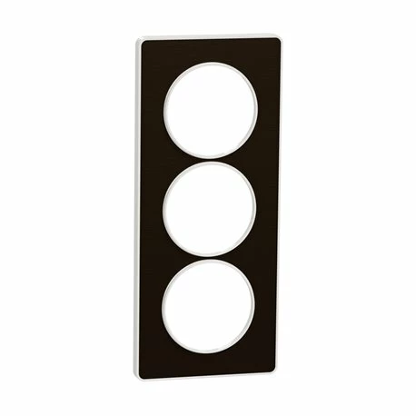 Schneider Electric Plaque De Finition Odace Touch S520816L Bronze Brossé Et Blanc 3 Postes Verticaux 3 Schneider Electric Plaque De Finition Odace Touch S520816L Bronze Brossé Et Blanc 3 Postes Verticaux