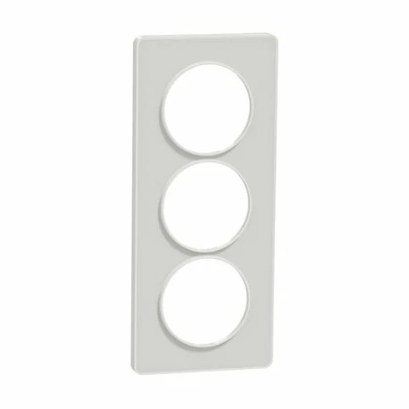 Schneider Electric Plaque De Finition Odace Touch S520816R Blanc Et Translucide Blanc 3 Postes Verticaux 3 Schneider Electric Plaque De Finition Odace Touch S520816R Blanc Et Translucide Blanc 3 Postes Verticaux
