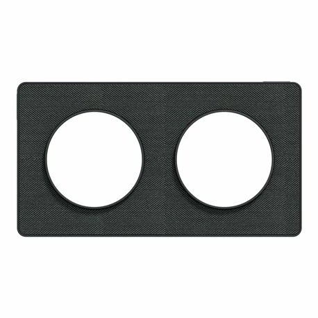 Schneider Electric Plaque De Finition Odace Touch S540804KB Kvadrat En Tissus Ombre Et Liseré Anthracite 2 Postes 9 Schneider Electric Plaque De Finition Odace Touch S540804KB Kvadrat En Tissus Ombre Et Liseré Anthracite 2 Postes – Image 7