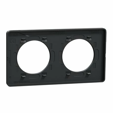 Schneider Electric Plaque De Finition Odace Touch S540804KB Kvadrat En Tissus Ombre Et Liseré Anthracite 2 Postes 10 Schneider Electric Plaque De Finition Odace Touch S540804KB Kvadrat En Tissus Ombre Et Liseré Anthracite 2 Postes – Image 8