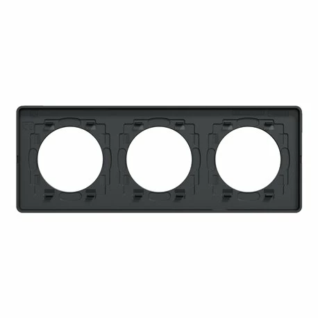 Schneider Electric Plaque De Finition Odace Touch S540806V Anthracite Et Ardoise 3 Postes 6 Schneider Electric Plaque De Finition Odace Touch S540806V Anthracite Et Ardoise 3 Postes – Image 4