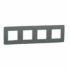 Schneider Electric Plaque De Finition Unica Studio Color NU280821 Gris Foncé Liseré Blanc 4 Postes 2 Schneider Electric Plaque De Finition Unica Studio Color NU280821 Gris Foncé Liseré Blanc 4 Postes -Schneider Electric Soldes plaque de finition unica studio color nu280821 gris fonce lisere blanc 4 postes