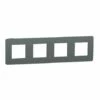 Schneider Electric Plaque De Finition Unica Studio Color NU280822 Gris Foncé Liseré Anthracite 4 Postes 2 Schneider Electric Plaque De Finition Unica Studio Color NU280822 Gris Foncé Liseré Anthracite 4 Postes -Schneider Electric Soldes plaque de finition unica studio color nu280822 gris fonce lisere anthracite 4 postes