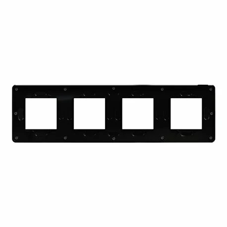 Schneider Electric Plaque De Finition Unica Studio Color NU280822 Gris Foncé Liseré Anthracite 4 Postes 6 Schneider Electric Plaque De Finition Unica Studio Color NU280822 Gris Foncé Liseré Anthracite 4 Postes – Image 4