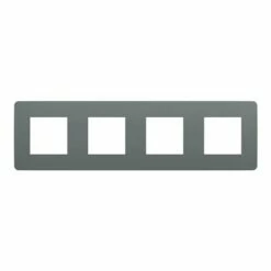 Schneider Electric Plaque De Finition Unica Studio Color NU280822 Gris Foncé Liseré Anthracite 4 Postes 16 Schneider Electric Plaque De Finition Unica Studio Color NU280822 Gris Foncé Liseré Anthracite 4 Postes -Schneider Electric Soldes plaque de finition unica studio color nu280822 gris fonce lisere anthracite 4 postes 6