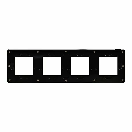 Schneider Electric Plaque De Finition Unica Studio Color NU280828 Taupe Liseré Anthracite 4 Postes 7 Schneider Electric Plaque De Finition Unica Studio Color NU280828 Taupe Liseré Anthracite 4 Postes – Image 5