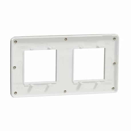 Schneider Electric Plaque De Finition Unica Studio Métal N NU280450M Bronze Liseré Blanc 2 Postes 3 Schneider Electric Plaque De Finition Unica Studio Métal N NU280450M Bronze Liseré Blanc 2 Postes