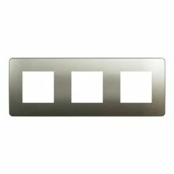 Schneider Electric Plaque De Finition Unica Studio Métal N NU280652M Bronze Liseré Anthracite 3 Postes -Schneider Electric Soldes plaque de finition unica studio metal n nu280652m bronze lisere anthracite 3 postes 4