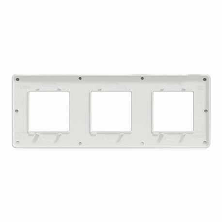 Schneider Electric Plaque De Finition Unica Studio Métal N NU280655M Aluminium Liseré Blanc 3 Postes 8 Schneider Electric Plaque De Finition Unica Studio Métal N NU280655M Aluminium Liseré Blanc 3 Postes – Image 6