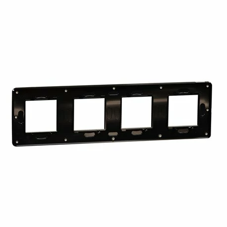 Schneider Electric Plaque De Finition Unica Studio Métal N NU280852M Bronze Liseré Anthracite 4 Postes 7 Schneider Electric Plaque De Finition Unica Studio Métal N NU280852M Bronze Liseré Anthracite 4 Postes – Image 5