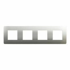 Schneider Electric Plaque De Finition Unica Studio Métal N NU280855M Aluminium Liseré Blanc 4 Postes 16 Schneider Electric Plaque De Finition Unica Studio Métal N NU280855M Aluminium Liseré Blanc 4 Postes -Schneider Electric Soldes plaque de finition unica studio metal n nu280855m aluminium lisere blanc 4 postes 6