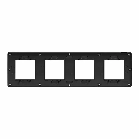 Schneider Electric Plaque De Finition Unica Studio Métal N NU280856M Aluminium Liseré Anthracite 4 Postes 9 Schneider Electric Plaque De Finition Unica Studio Métal N NU280856M Aluminium Liseré Anthracite 4 Postes – Image 7