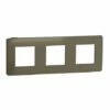 Schneider Electric Plaque De Finition Unica Studio Métal NU280652 Bronze Liseré Anthracite 3 Postes 1 Schneider Electric Plaque De Finition Unica Studio Métal NU280652 Bronze Liseré Anthracite 3 Postes -Schneider Electric Soldes plaque de finition unica studio metal nu280652 bronze lisere anthracite 3 postes
