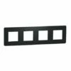 Schneider Electric Plaque De Finition Unica Studio NU200854 Anthracite 4 Postes -Schneider Electric Soldes plaque de finition unica studio nu200854 anthracite 4 postes