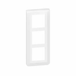 Plaque De Finition Verticale Speciale Renovation Mosaic Pour 3x2 Modules Blanc 078856L