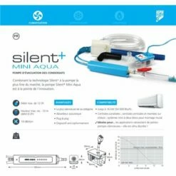 Aspen Pompe De Relevage Climatisation MINI AQUA Slience + Bi-bloc 12L/h