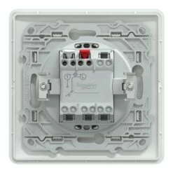 Poussoir à Fermeture 10AX Lumineux Led Bleu Basse Conso Ovalis S321276 Blanc -Schneider Electric Soldes poussoir a fermeture 10ax lumineux led bleu basse conso ovalis s321276 blanc 5