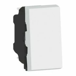 Poussoir Inverseur Mosaic Easy-Led 6A 250V 1 Module Blanc 077030L
