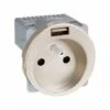 Prise 16A Combinée 2P+T Et USB Type A Titane 1 Prise 16A Combinée 2P+T Et USB Type A Titane -Schneider Electric Soldes prise 16a combinee 2pt et usb type a titane