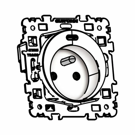 Prise 16A Combinée 2P+T Et USB Type C Blanc 3 Prise 16A Combinée 2P+T Et USB Type C Blanc