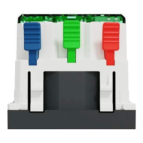 Prise 2P+T Affl FR + USB C 10,5W 90° Rap Unica NU301554 Anthracite 2 Modules Mécanisme Seul 4 Prise 2P+T Affl FR + USB C 10,5W 90° Rap Unica NU301554 Anthracite 2 Modules Mécanisme Seul – Image 2