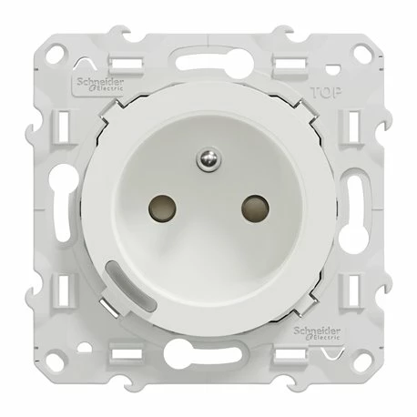 Prise 2P+T Connectée Wiser Odace S520559 16 A Zigbee Blanc 4 Prise 2P+T Connectée Wiser Odace S520559 16 A Zigbee Blanc – Image 2