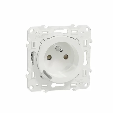 Prise 2P+T Connectée Wiser Odace S520559 16 A Zigbee Blanc 3 Prise 2P+T Connectée Wiser Odace S520559 16 A Zigbee Blanc