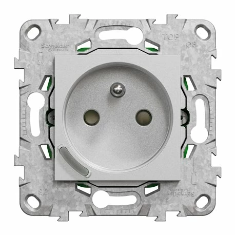 Prise 2P+T Connectée Wiser Unica NU555930 16 A Zigbee Aluminium 8 Prise 2P+T Connectée Wiser Unica NU555930 16 A Zigbee Aluminium – Image 6