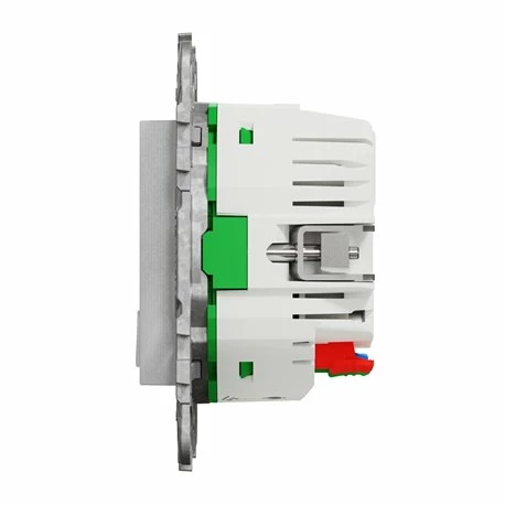 Prise 2P+T Connectée Wiser Unica NU555930 16 A Zigbee Aluminium 10 Prise 2P+T Connectée Wiser Unica NU555930 16 A Zigbee Aluminium – Image 8