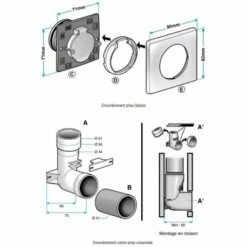 Prise Celiane Sans Contact Mécanisme Titane 5 Prise Celiane Sans Contact Mécanisme Titane -Schneider Electric Soldes prise celiane pour centrale d aspiration aldes 11070114 mecanisme complet celiane titane 1