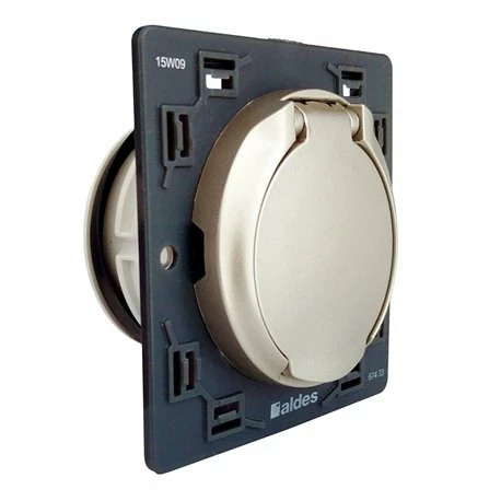 Prise Celiane Sans Contact Mécanisme Titane 3 Prise Celiane Sans Contact Mécanisme Titane