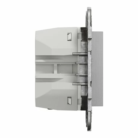 Prise Chargeur USB C 45W + A 7,5W Unica NU501330 Aluminium 2 Modules Mécanisme Support Fixe 9 Prise Chargeur USB C 45W + A 7,5W Unica NU501330 Aluminium 2 Modules Mécanisme Support Fixe – Image 7