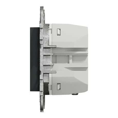 Prise Chargeur USB C 45W + A 7,5W Unica NU501354 Anthracite 2 Modules Mécanisme Support Fixe 6 Prise Chargeur USB C 45W + A 7,5W Unica NU501354 Anthracite 2 Modules Mécanisme Support Fixe – Image 4