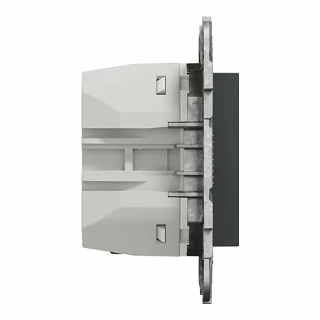 Prise Chargeur USB C 45W + A 7,5W Unica NU501354 Anthracite 2 Modules Mécanisme Support Fixe 10 Prise Chargeur USB C 45W + A 7,5W Unica NU501354 Anthracite 2 Modules Mécanisme Support Fixe – Image 8