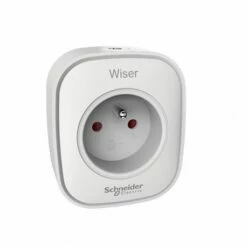 Schneider Electric Prise Connectée Et Répéteur Wiser Zigbee CCTFR6500 13A