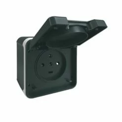 Prise Courant Fort 3P+N+T Gris