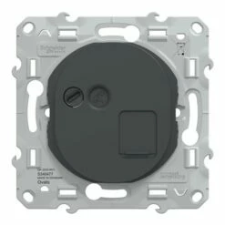 Prise De Communication Simple RJ45 (8 Contacts) Cat. 6a Ovalis S340477 Anthracite Grade 3 Multimédia + 14 Prise De Communication Simple RJ45 (8 Contacts) Cat. 6a Ovalis S340477 Anthracite Grade 3 Multimédia + -Schneider Electric Soldes prise de communication simple rj45 8 contacts cat 6a ovalis s340477 anthracite grade 3 multimedia 1 4