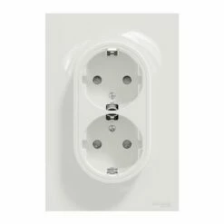 Prise De Courant 2P+T Standard Schuko Allemand Odace S521087 Blanc Brillant -Schneider Electric Soldes prise de courant 2pt standard schuko allemand odace s521087 blanc brillant 6