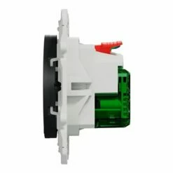 Prise De Courant Affleurante 2P+T Avec USB C Odace S540089 Anthracite -Schneider Electric Soldes prise de courant affleurante 2pt avec usb c odace s540089 anthracite 6