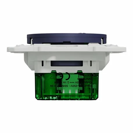 Prise De Courant Affleurante 2P+T Avec USB C Puissance 10,5W Odace S550089 Bleu Cobalt 5 Prise De Courant Affleurante 2P+T Avec USB C Puissance 10,5W Odace S550089 Bleu Cobalt – Image 3