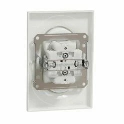 Prise De Courant Double 2P+T Française Odace S521089 Blanc Brillant -Schneider Electric Soldes prise de courant double 2pt francaise odace s521089 blanc brillant 2