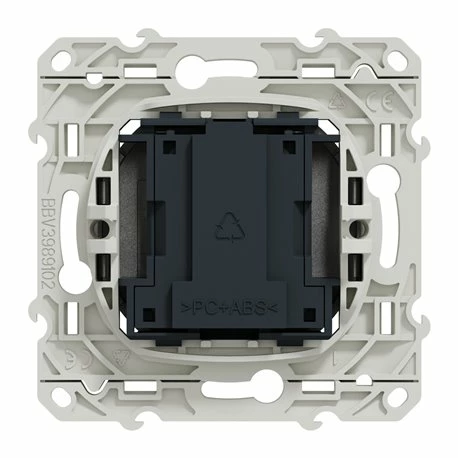 Prise De Téléphone France Telecom 8 Contacts Odace S530496 Aluminium 4 Prise De Téléphone France Telecom 8 Contacts Odace S530496 Aluminium – Image 2