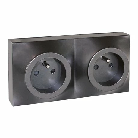 Prise Double 2P+T Vulcain 3 Prise Double 2P+T Vulcain