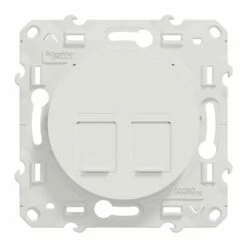 Prise Double RJ45 (8 Contacts) Cat.6 Odace S520485 Blanc Brillant Grade 1 (informatique + Tél) 12 Prise Double RJ45 (8 Contacts) Cat.6 Odace S520485 Blanc Brillant Grade 1 (informatique + Tél) -Schneider Electric Soldes prise double rj45 8 contacts cat6 odace s520485 blanc brillant grade 3 multimedia 2