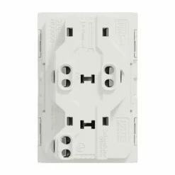 Prise Double Standard US 15A 2P+T Unica NU306018 Blanc 3 Modules Mécanisme Seul -Schneider Electric Soldes prise double standard us 15a 2pt unica nu306018 blanc 3 modules mecanisme seul 1
