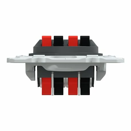 Prise Haut Parleur 2 Sorties Ovalis S340488 Anthracite 2 Sorties 7 Prise Haut Parleur 2 Sorties Ovalis S340488 Anthracite 2 Sorties – Image 5